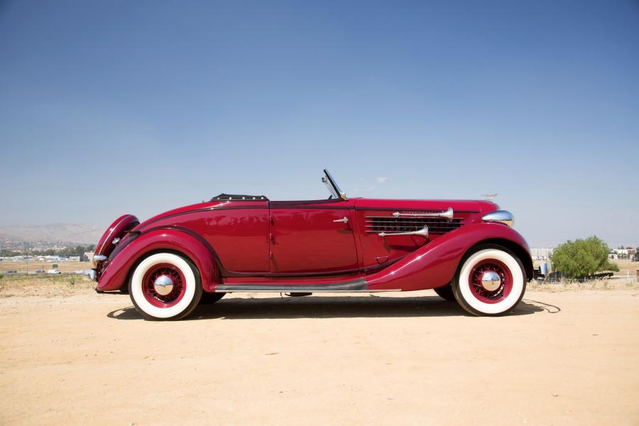  Auburn 851 Supercharged Dual Ratio Cabriolet 1935 года  (фото 14 из 28)